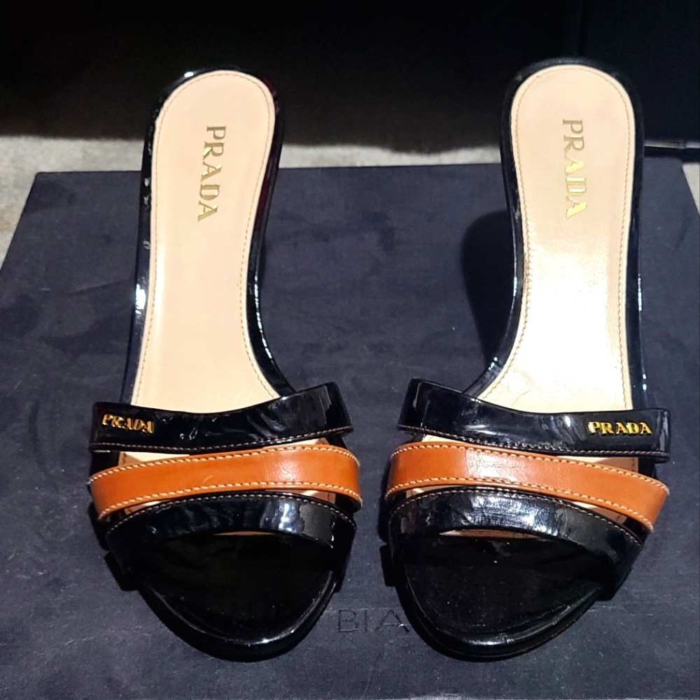 Vintage Prada Kitten Peep Toe - image 2